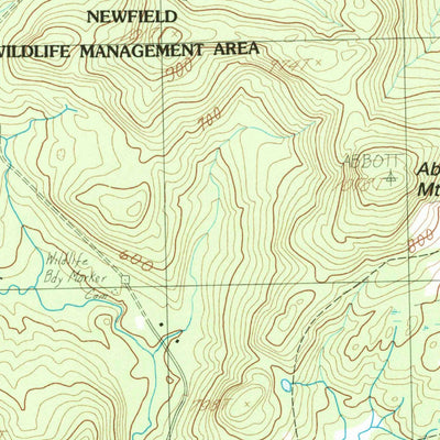 United States Geological Survey Mousam Lake, ME (1983, 24000-Scale) digital map