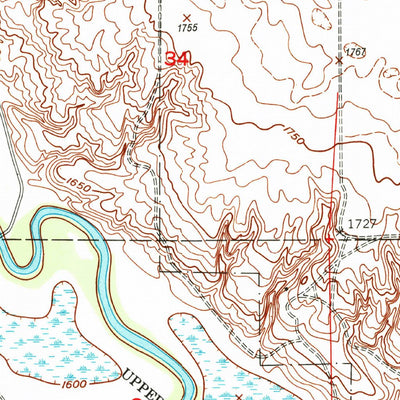 United States Geological Survey Mouse River Park, ND (1949, 24000-Scale) digital map
