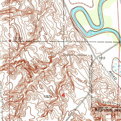 United States Geological Survey Mouse River Park, ND (1949, 24000-Scale) digital map