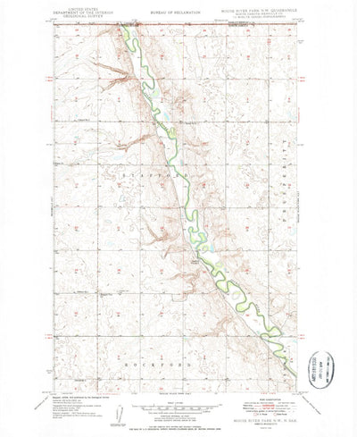 United States Geological Survey Mouse River Park NW, ND (1948, 24000-Scale) digital map
