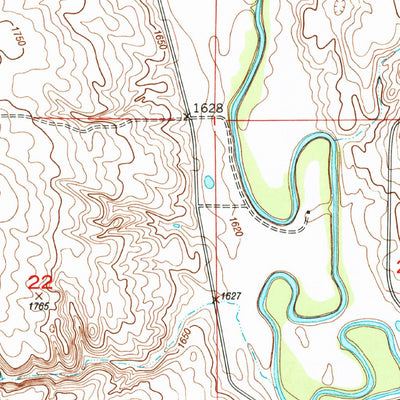 United States Geological Survey Mouse River Park NW, ND (1948, 24000-Scale) digital map