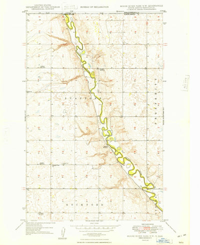 United States Geological Survey Mouse River Park NW, ND (1949, 24000-Scale) digital map
