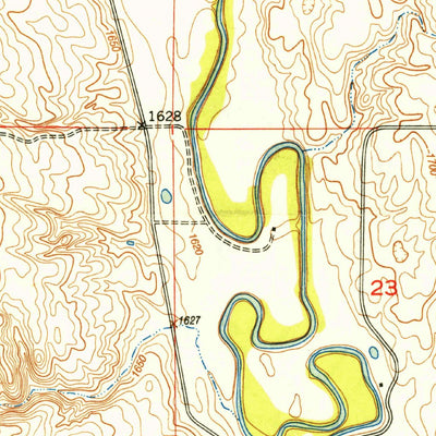 United States Geological Survey Mouse River Park NW, ND (1949, 24000-Scale) digital map