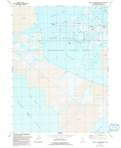 United States Geological Survey Mouth Of Bear River, UT (1991, 24000-Scale) digital map