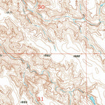 United States Geological Survey Mouth Of East Branch War Creek, SD (1953, 24000-Scale) digital map