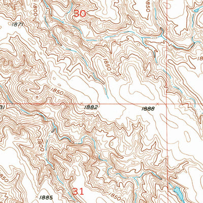 United States Geological Survey Mouth Of East Branch War Creek, SD (1953, 24000-Scale) digital map
