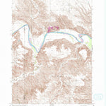 United States Geological Survey Mouth Of Little Dog Creek, SD (1951, 24000-Scale) digital map