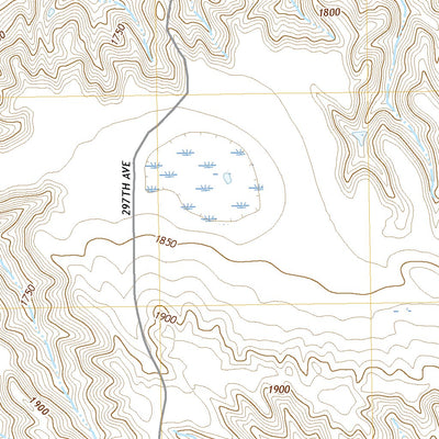 United States Geological Survey Mouth of Little Dog Creek, SD (2021, 24000-Scale) digital map