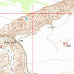 United States Geological Survey Mouth Of Mission Creek, SD (1951, 24000-Scale) digital map