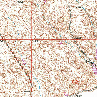 United States Geological Survey Mouth Of Mission Creek, SD (1951, 24000-Scale) digital map