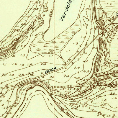 United States Geological Survey Mouth Of Rio Grande, TX (1929, 24000-Scale) digital map