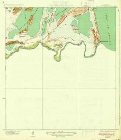 United States Geological Survey Mouth Of Rio Grande, TX (1936, 31680-Scale) digital map