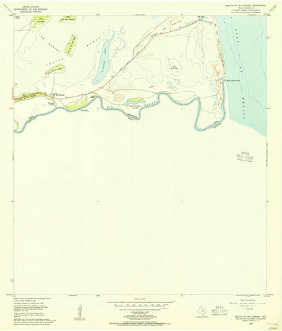 United States Geological Survey Mouth Of Rio Grande, TX (1955, 24000-Scale) digital map