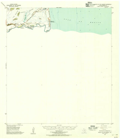 United States Geological Survey Mouth Of Rio Grande, TX (1955, 62500-Scale) digital map