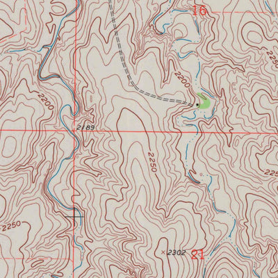 United States Geological Survey Mouth Of Shaw Creek, KS (1963, 24000-Scale) digital map