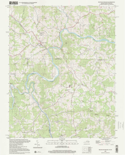 United States Geological Survey Mouth Of Wilson, VA-NC (2000, 24000-Scale) digital map