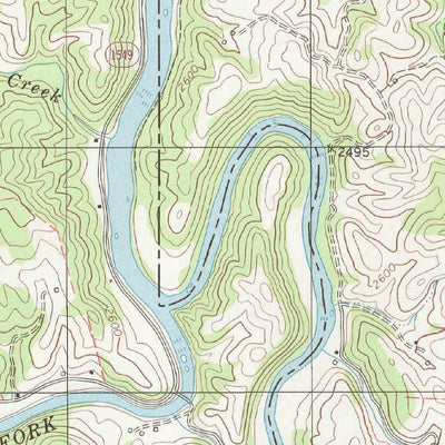 United States Geological Survey Mouth Of Wilson, VA-NC (2000, 24000-Scale) digital map