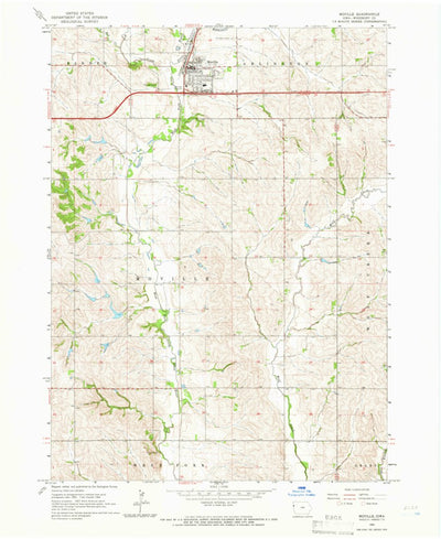 United States Geological Survey Moville, IA (1964, 24000-Scale) digital map