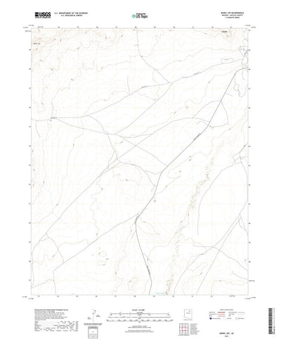 United States Geological Survey Mowaapi, AZ (2021, 24000-Scale) digital map