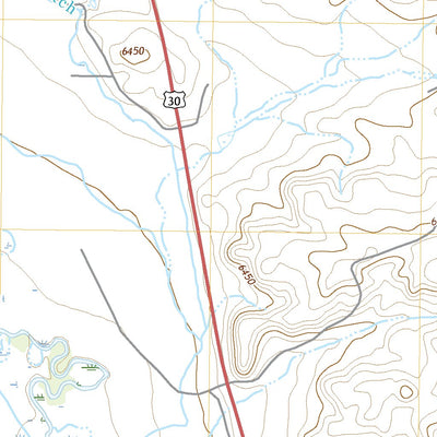 United States Geological Survey Moxa, WY (2021, 24000-Scale) digital map