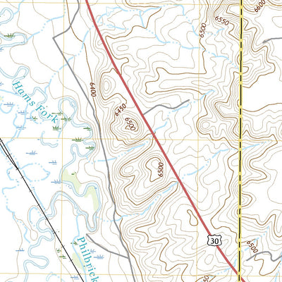 United States Geological Survey Moxa, WY (2021, 24000-Scale) digital map