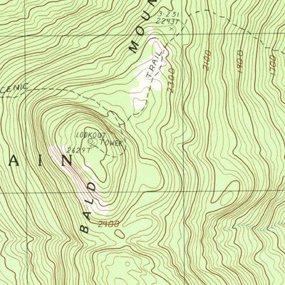 United States Geological Survey Moxie Pond, ME (1988, 24000-Scale) digital map