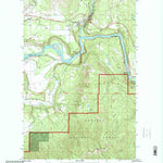 United States Geological Survey Moyie Springs, ID (1996, 24000-Scale) digital map