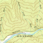 United States Geological Survey Mozark Mountain, WV (1968, 24000-Scale) digital map