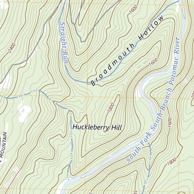 United States Geological Survey Mozer, WV (2023, 24000-Scale) digital map
