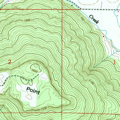 United States Geological Survey Mud Creek, AL (1948, 24000-Scale) digital map