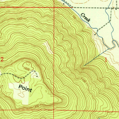 United States Geological Survey Mud Creek, AL (1951, 24000-Scale) digital map