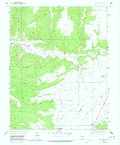 United States Geological Survey Mud Creek, CO (1979, 24000-Scale) digital map