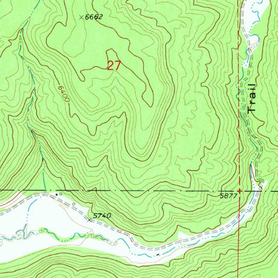 United States Geological Survey Mud Creek, CO (1979, 24000-Scale) digital map