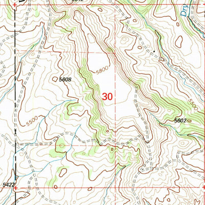 United States Geological Survey Mud Creek, MT (1995, 24000-Scale) digital map