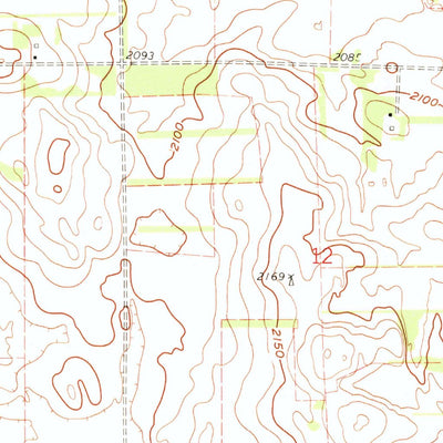 United States Geological Survey Mud Creek, NE (1960, 24000-Scale) digital map