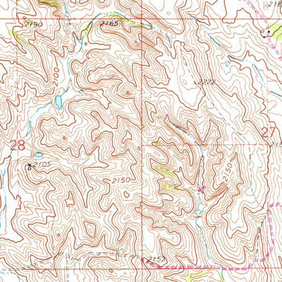 United States Geological Survey Mud Creek, NE (1960, 24000-Scale) digital map