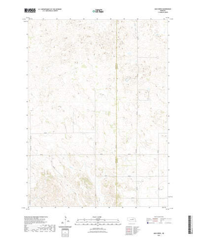United States Geological Survey Mud Creek, NE (2021, 24000-Scale) digital map