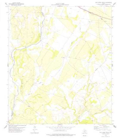 United States Geological Survey Mud Creek South, TX (1978, 24000-Scale) digital map