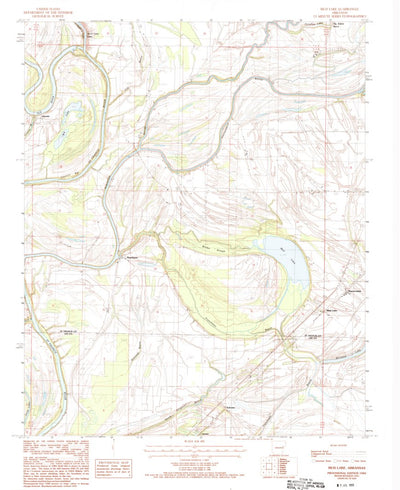 United States Geological Survey Mud Lake, AR (1984, 24000-Scale) digital map