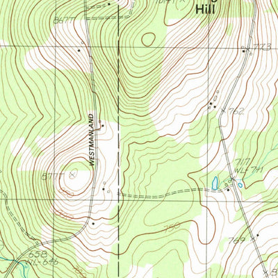 United States Geological Survey Mud Lake, ME (1985, 24000-Scale) digital map