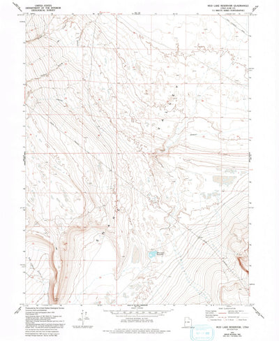 Mud Lake Reservoir, UT (1972, 24000-Scale) Preview 1