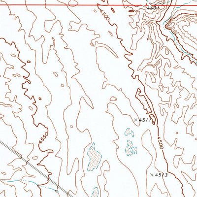 United States Geological Survey Mud Lake Reservoir, UT (1972, 24000-Scale) digital map