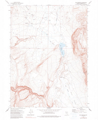 United States Geological Survey Mud Meadow, NV (1972, 24000-Scale) digital map