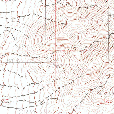 United States Geological Survey Mud Spring Canyon, NV (1982, 24000-Scale) digital map