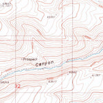 United States Geological Survey Mud Spring Gulch, NV (1985, 24000-Scale) digital map