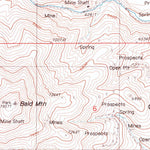 United States Geological Survey Mud Spring Gulch, NV (1985, 24000-Scale) digital map