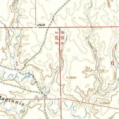 United States Geological Survey Mud Spring, MT (1963, 24000-Scale) digital map