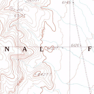 United States Geological Survey Mud Spring, NV (1986, 24000-Scale) digital map