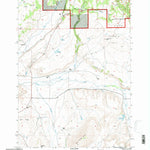United States Geological Survey Mud Spring, OR (1992, 24000-Scale) digital map