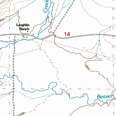 United States Geological Survey Mud Spring, OR (1992, 24000-Scale) digital map